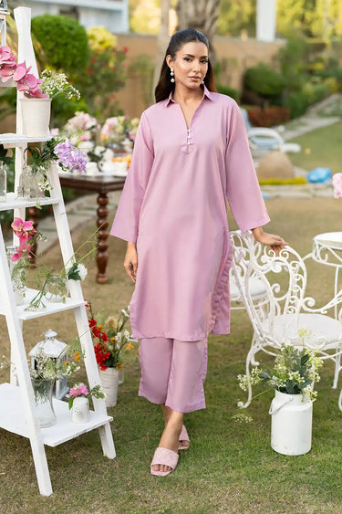 2 Piece - Dyed Silk Suit