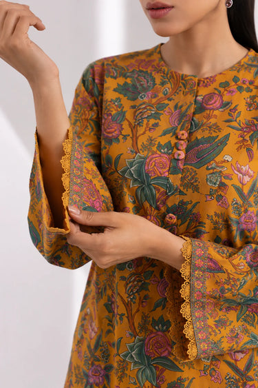 2PC Cotton Lawn Printed Stitched Suit
