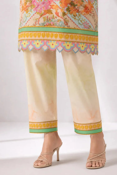 2 Piece - Printed Arabic Lawn Suit