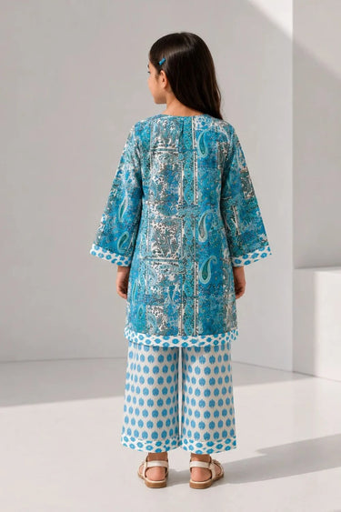 2 Piece - Printed Cambric Suit