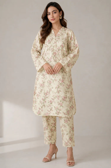 2 Piece - Printed Lawn Suit