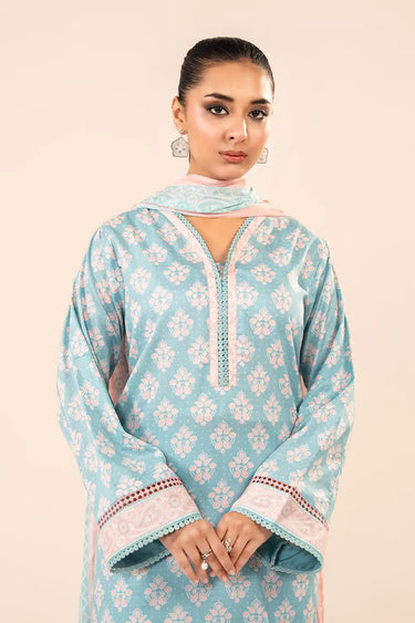 3 Piece - Printed Lawn Suit