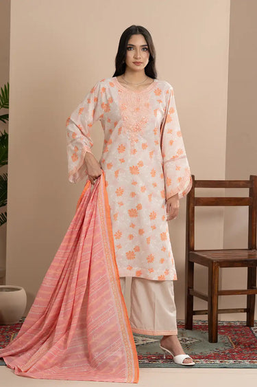 3 Piece - Embroidered Lawn Suit