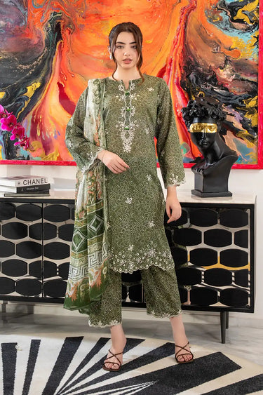 3 Piece - Embroidered Lawn Suit
