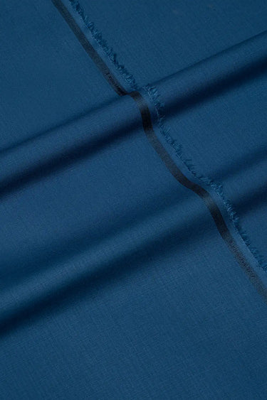 Men's Luxury Textured Blended Unstitched Fabric - TEAL