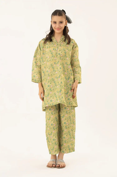 2 Piece - Printed Texture Suit