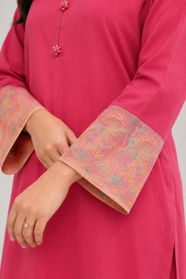 2 Piece - Embroidered Cambric Suit