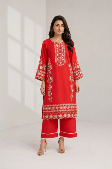 2 Piece - Embroidered JACQUARD Suit