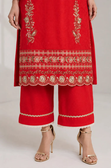 2 Piece - Embroidered JACQUARD Suit