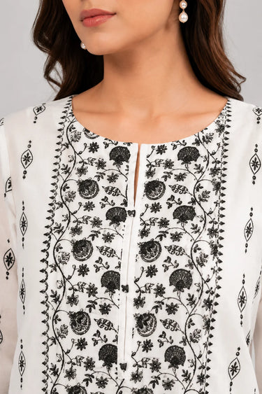 2 Piece - Embroidered Suit