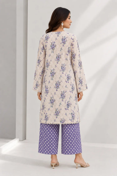 2 Piece - Printed Cotton Lawn Suit