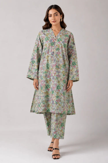 2 Piece - Printed Lawn Suit
