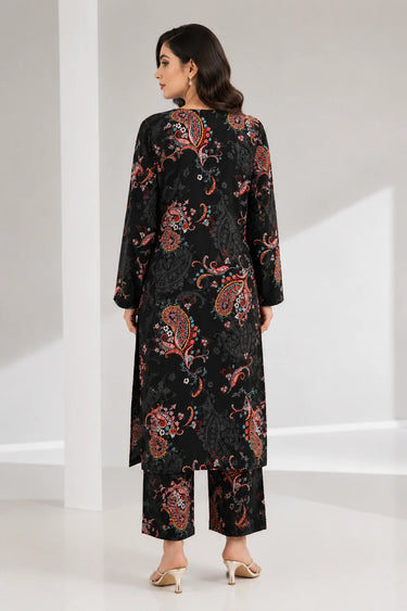 2 Piece - Printed Linen Suit