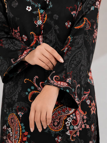 2 Piece - Printed Linen Suit