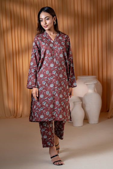 2 Piece - Printed Cotton Lawn Suit