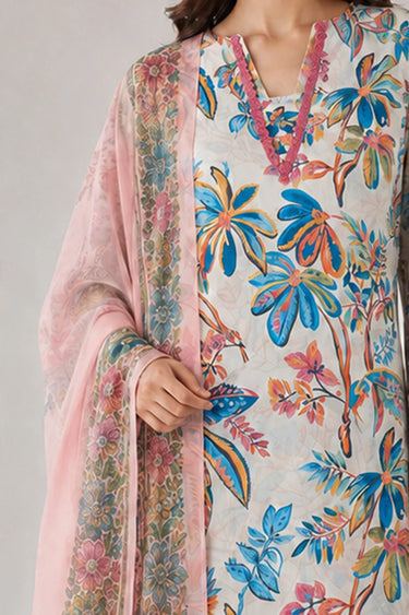 3-PIECE - PRINTED LAWN SUIT