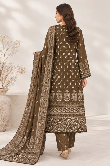 3-PIECE PRINTED CAMBRIC SUIT