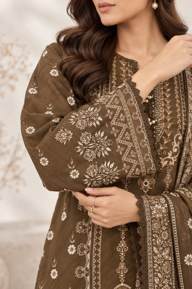 3-PIECE PRINTED CAMBRIC SUIT