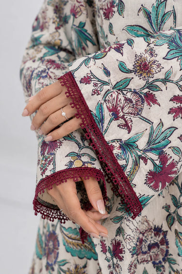 3-Piece - Printed Lawn Suit