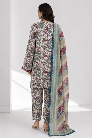 3-Piece - Printed Lawn Suit
