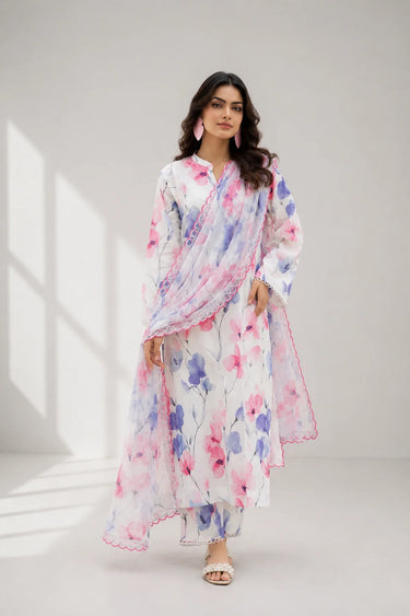 3-Piece - Printed Lawn Suit