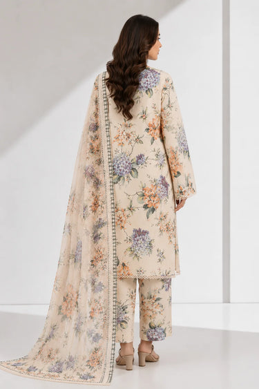 3-Piece - Printed Lawn Suit