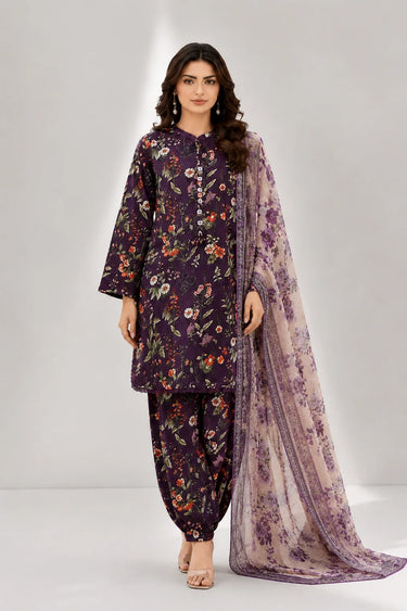3-Piece - Printed Lawn Suit