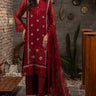 3 Pc Chiffon Unstitched Suit - Prime Point Store