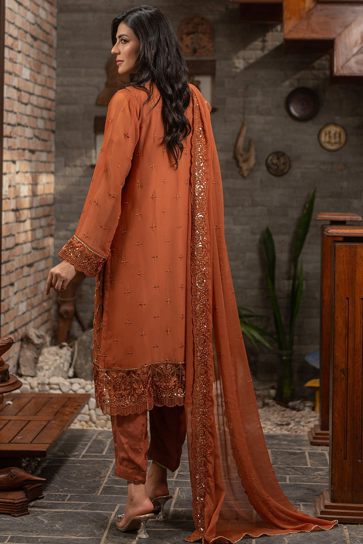 3 Pc Chiffon Unstitched Suit - Prime Point Store