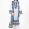3 Pc Cotton Printed Cambric Unstitched Suit - Prime Point Store