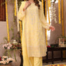 3 Pc Embroidered Chiffon Luxury Stitched Suit - Prime Point Store