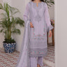 3 Pc Embroidered Chiffon Luxury Unstitched Suit - Prime Point Store