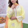 3 Pc Embroidered Dobby Stitched Suit - Prime Point Store