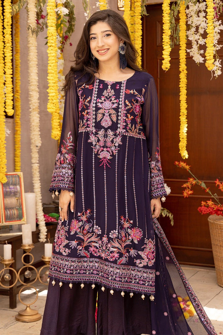 3 Pc Embroidered Luxury Unstitched - Prime Point Store