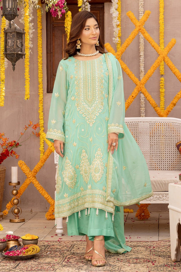 3 Pc Embroidered Luxury Unstitched - Prime Point Store