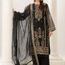 3 Pc Embroidered Organza Unstitched Suit - Prime Point Store