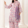 3 Pc Embroidered Printed Lawn Unstitched Suit - Prime Point Store