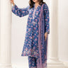 3 Pc Embroidered Printed Lawn Unstitched Suit - Prime Point Store