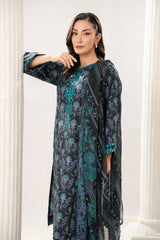 3 Pc Embroidered Printed Lawn Unstitched Suit - Prime Point Store