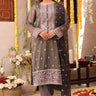 3 Pc Embroidered Zari Net Luxury Stitched Suit - Prime Point Store