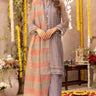 3 Pc Grey Stitched Suit - Prime Point Store