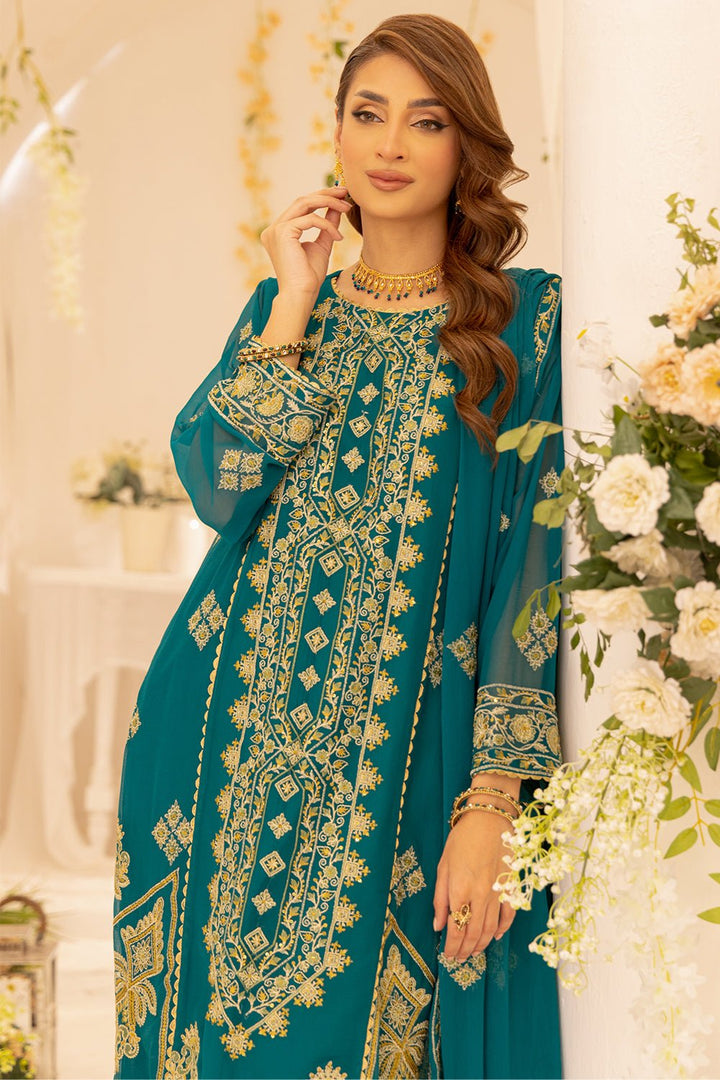 3 Pc Printed Chiffon Stitched Suit - Prime Point Store