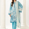 3 Pc Printed Cotton Lawn Stitched Suit - Prime Point Store