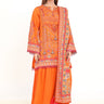 3 Pc Printed Khaddar Stitched Suit - Prime Point Store