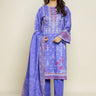 3 Pc Printed Khaddar Unstitched Suit - Prime Point Store