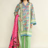 3 Pc Printed Khaddar Unstitched Suit - Prime Point Store