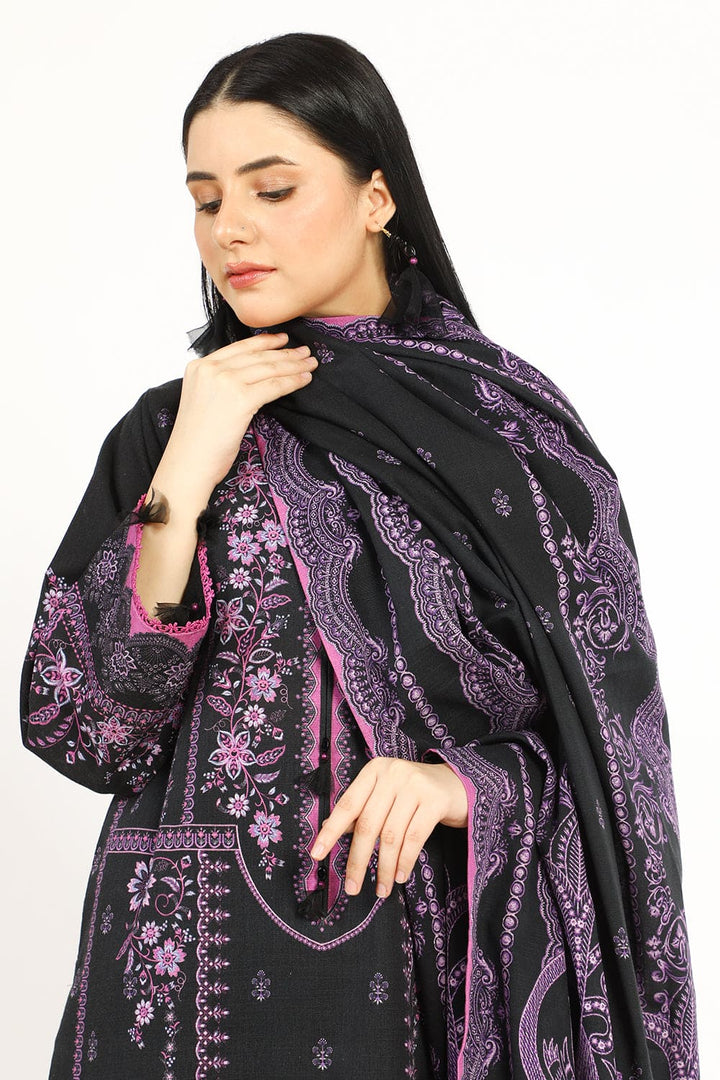 3 Pc Printed Khaddar Unstitched - Prime Point Store