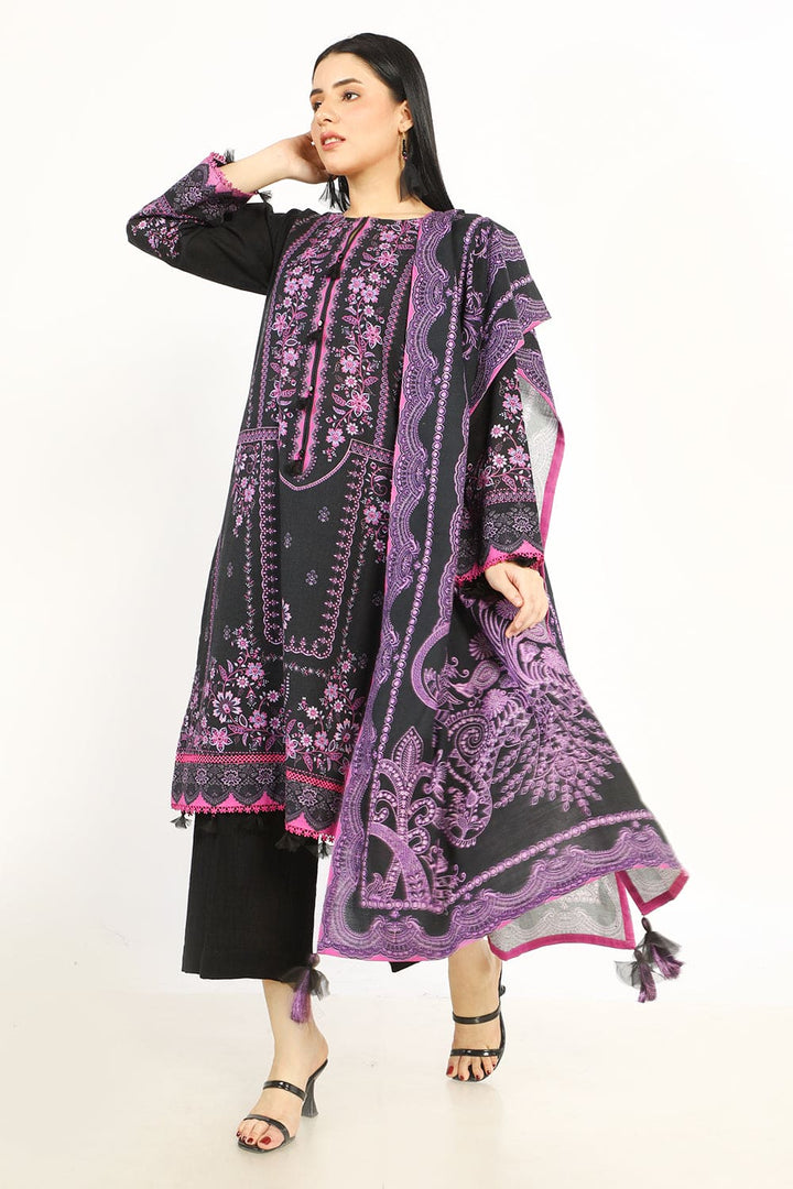 3 Pc Printed Khaddar Unstitched - Prime Point Store