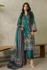 3 Pc Printed Lawn Stitched Suit - Prime Point Store