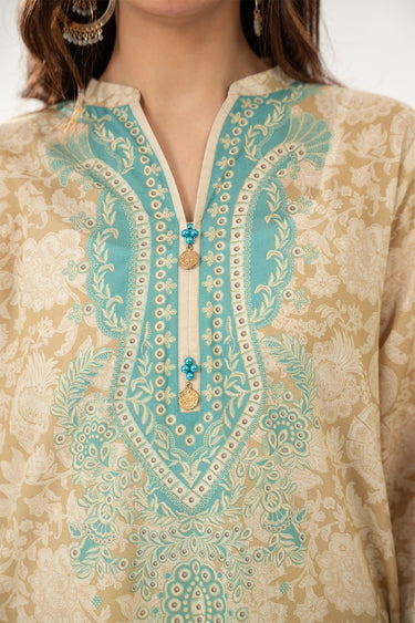 3 Pc Printed Lawn Unstitched Suit - Prime Point Store